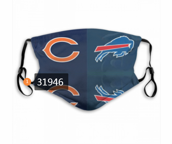 NFL Buffalo Bills 52020 Dust mask with filter